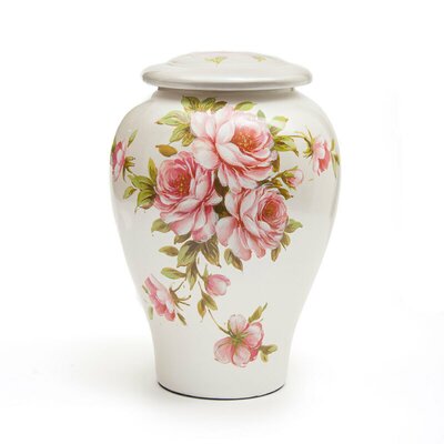 Ceramic Rose Urn
